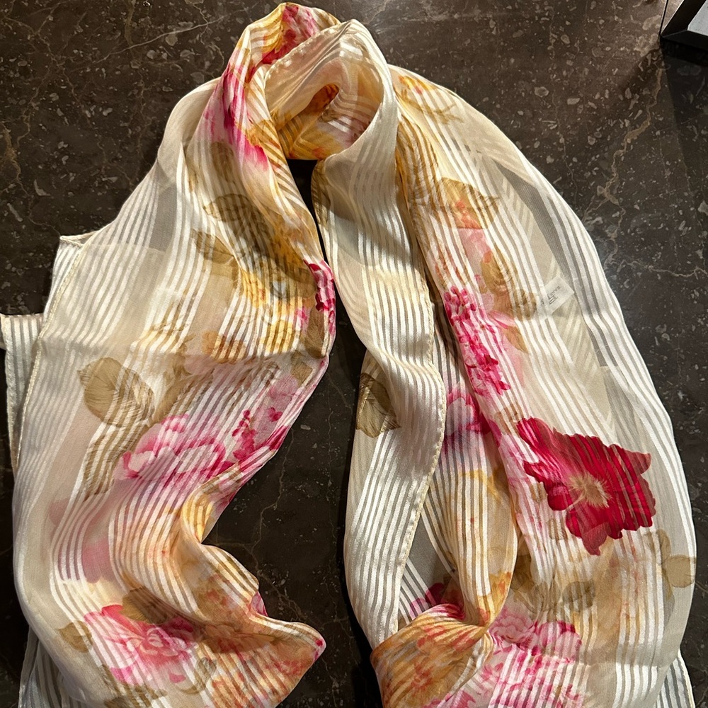 Baar and Beards vintage silk scarf